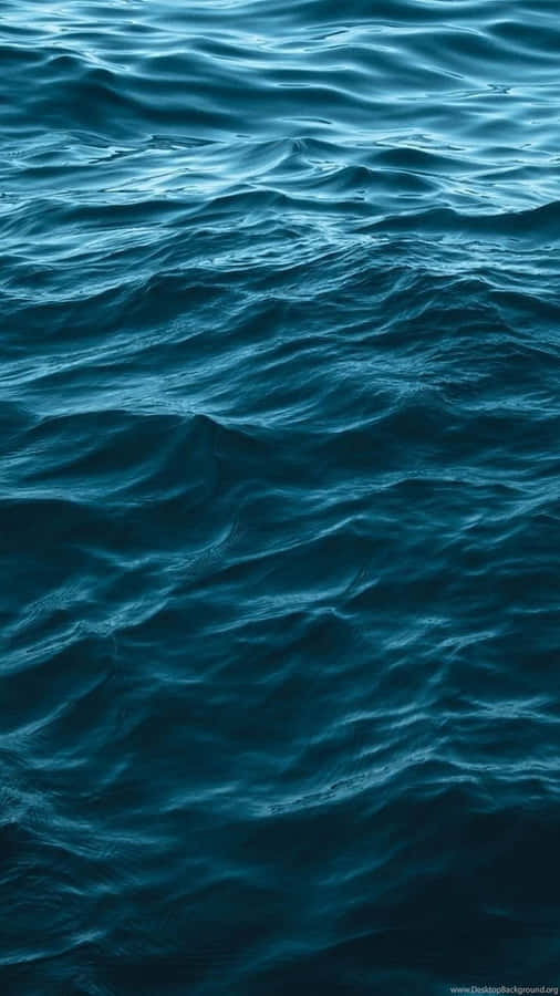 Blue Iphone Xr Calm Waves Wallpaper