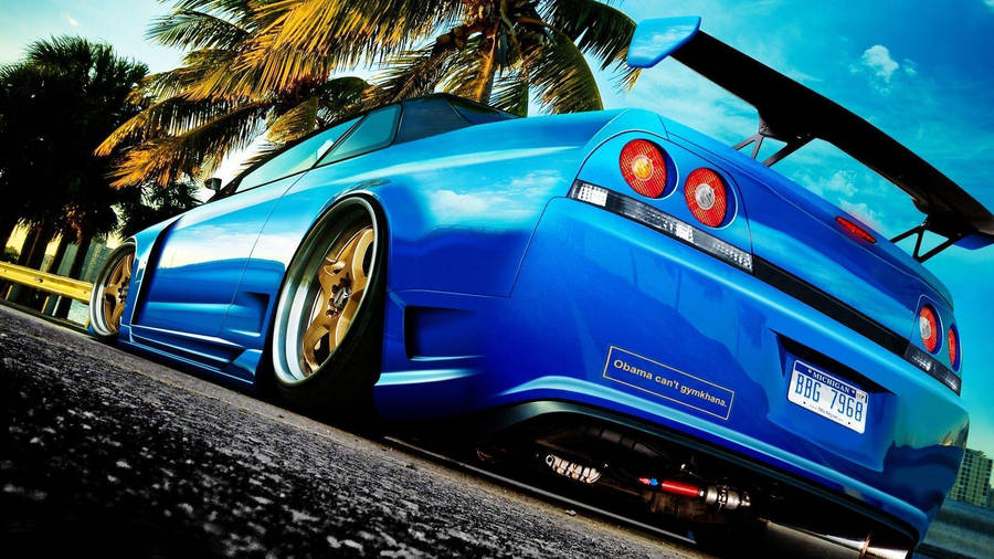 Blue Jdm Cars Exterior Wallpaper