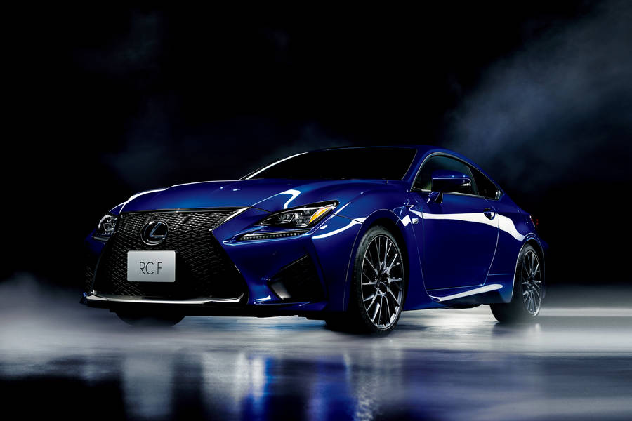 Blue Lexus Rc F Model Iphone Wallpaper