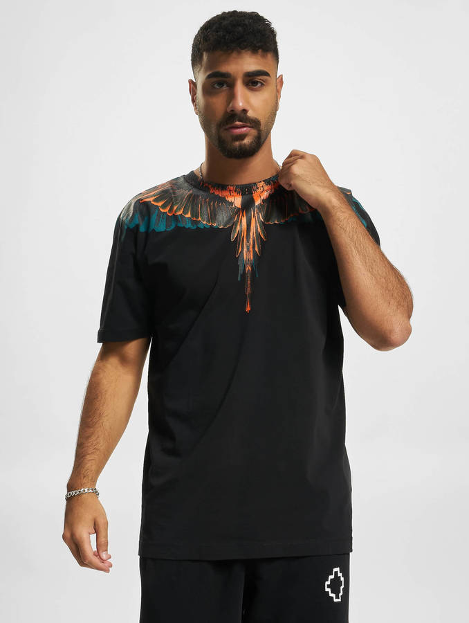 Blue Orange Wings Shirt Marcelo Burlon Wallpaper