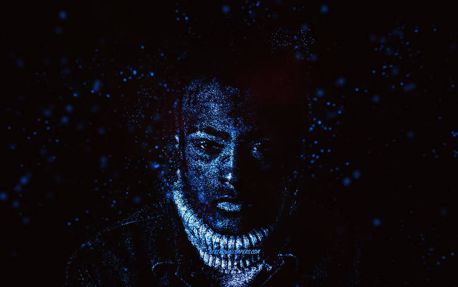 Blue Particles Xxxtentacion Computer Wallpaper