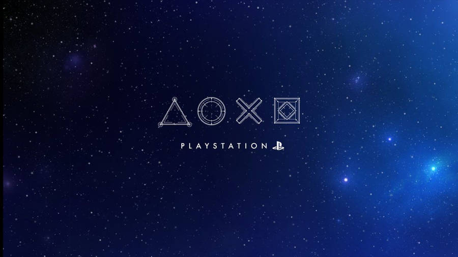 Blue Playstation Constellation Art Wallpaper