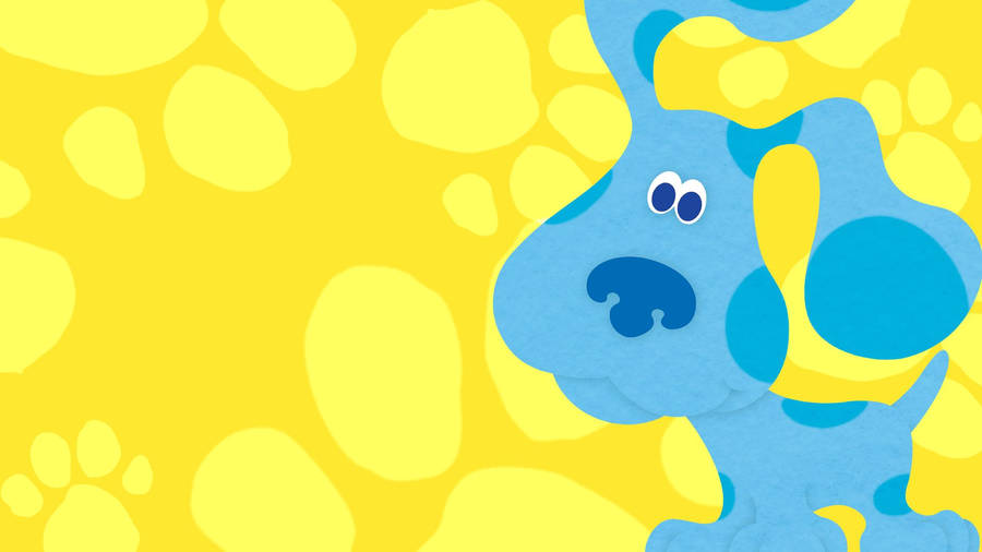 Blue's Clues Paw Print Wallpaper