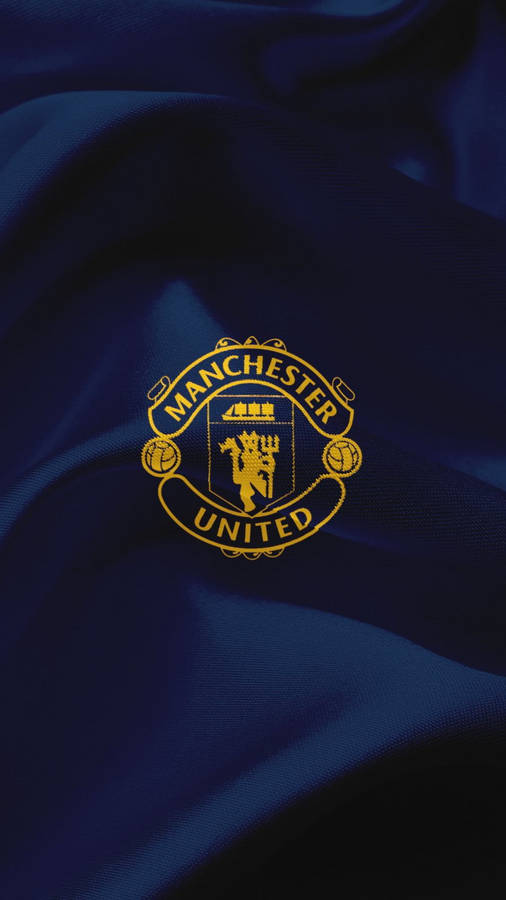 Blue Silk Manchester United Mobile Wallpaper