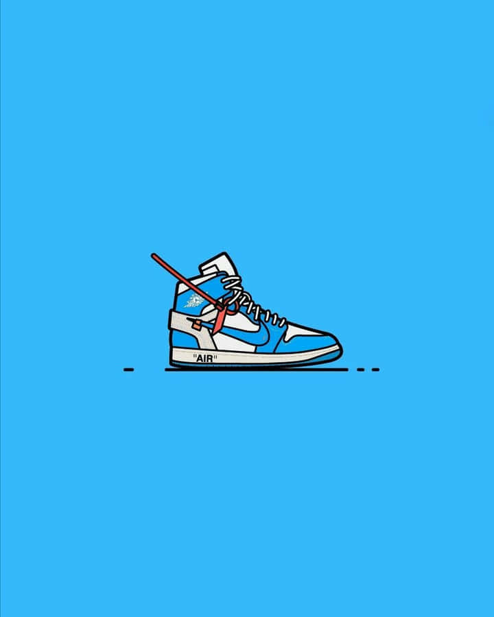 Blue Sneakerhead Wallpaper