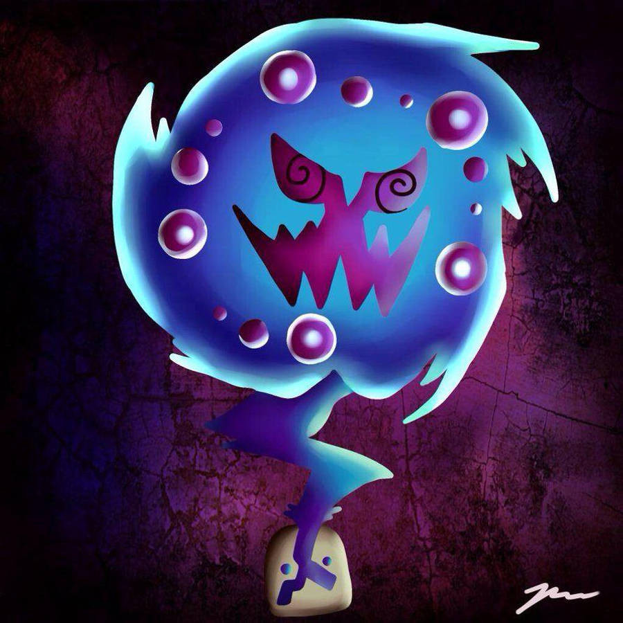 Blue Spiritomb Wallpaper