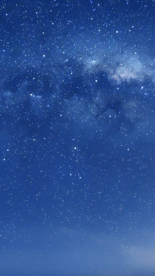 Blue Starry Sky Wallpaper