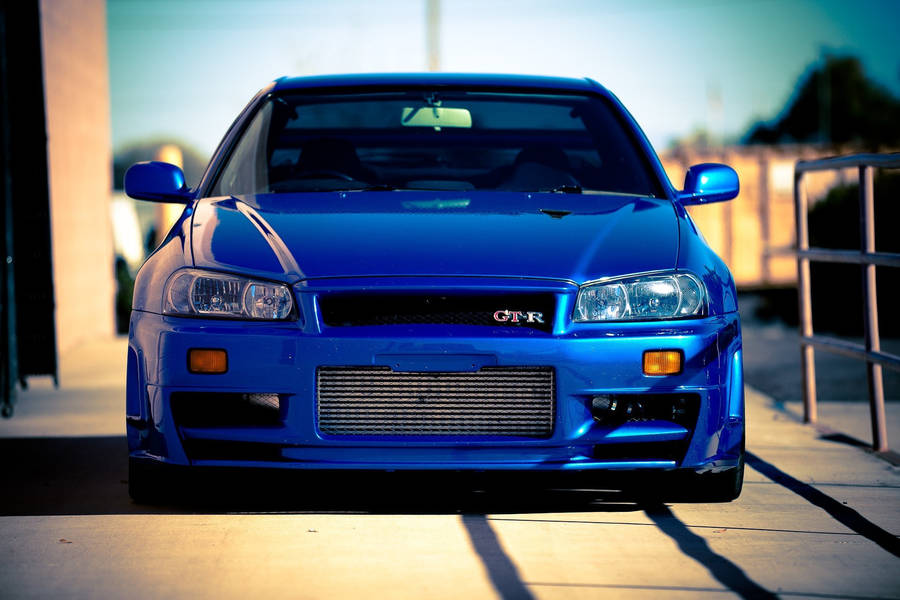 Blue Tuner Nice Car Wallpaper