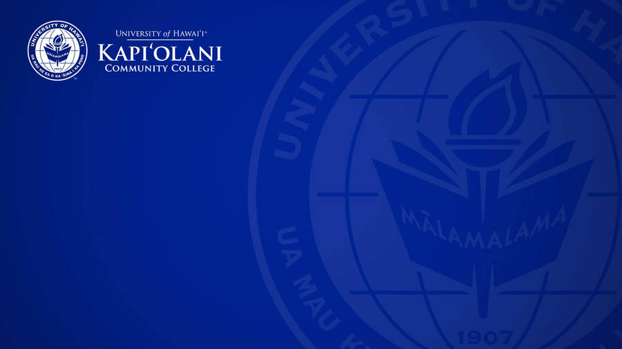 Blue University Of Hawaii Kapi'olani Wallpaper