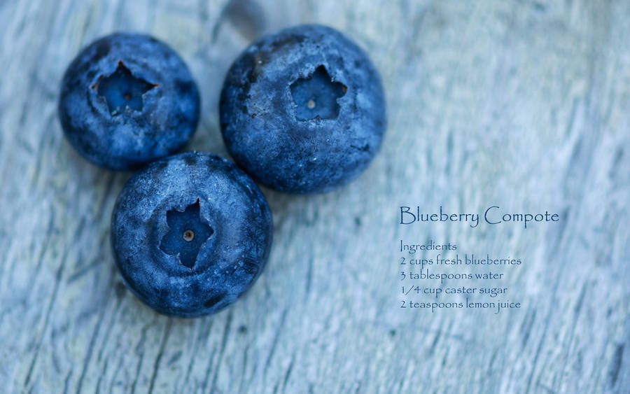 Blueberry Compote Recipe Wallpaper