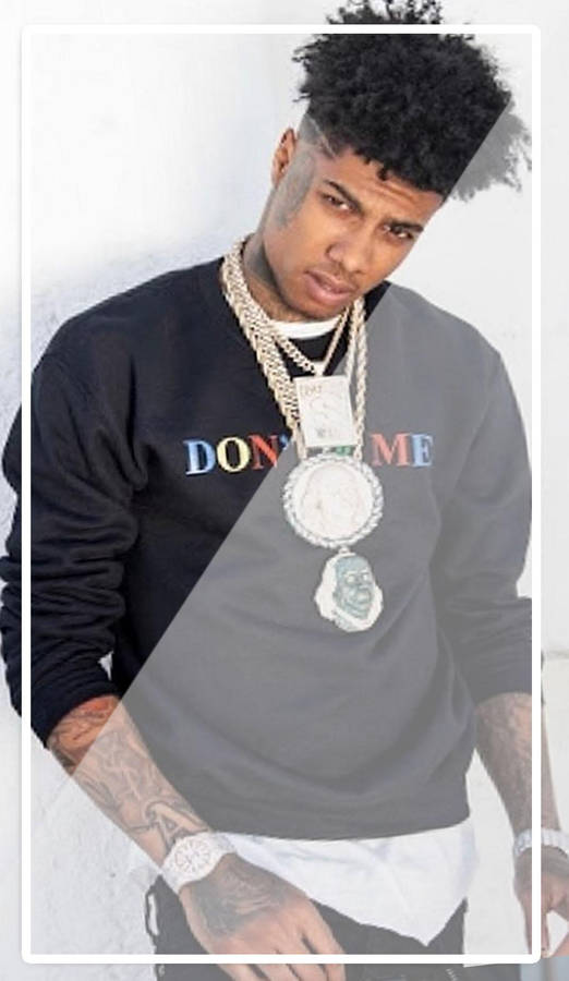 Blueface Black Sweater Wallpaper