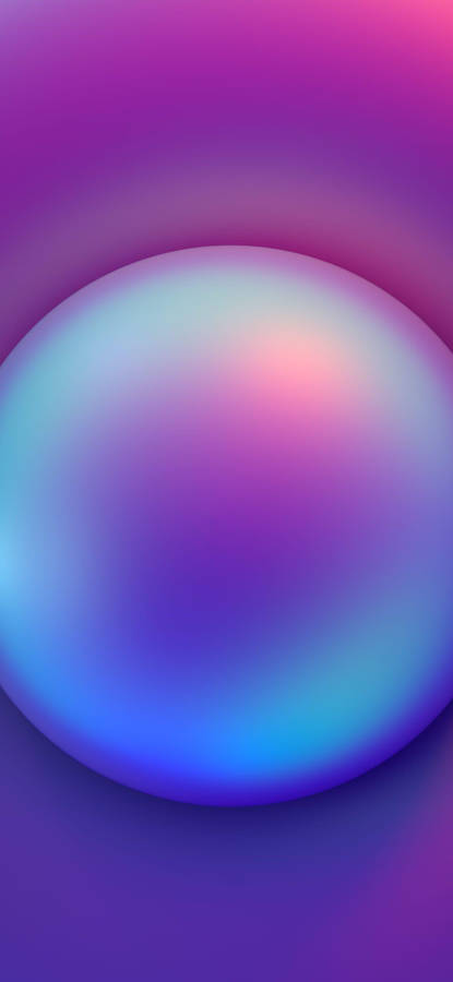 Blueish Purple Circle Ios 12 Wallpaper