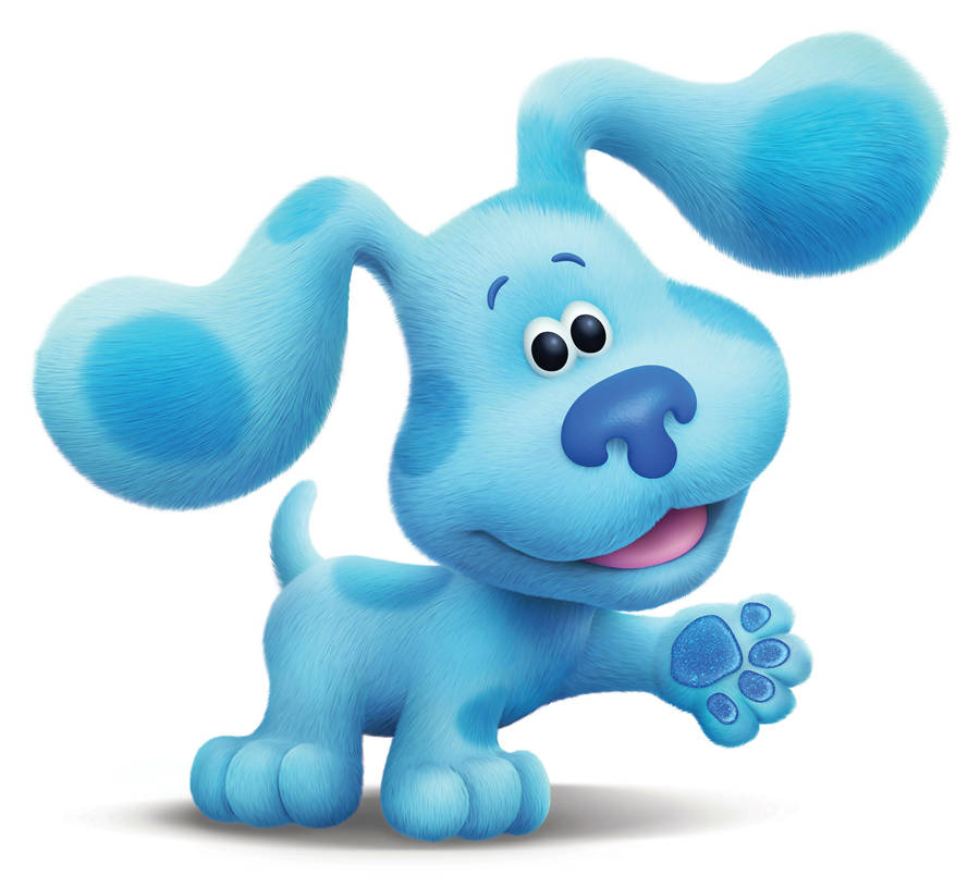 Blues Clues 3d Blue Wallpaper