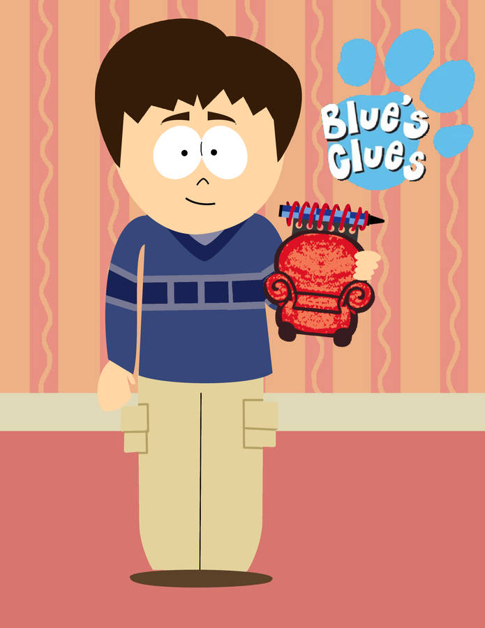 Blues Clues Josh South Park Style Wallpaper