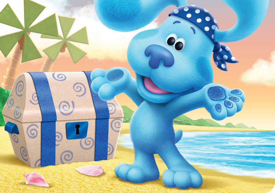 Blues Clues Pirate Blue Wallpaper