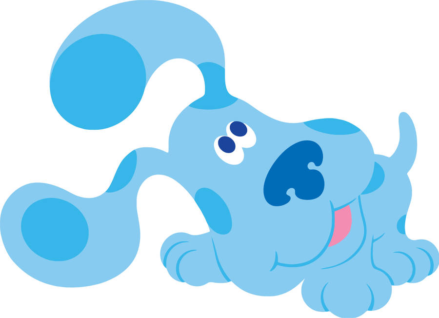 Blues Clues Playful Blue Wallpaper