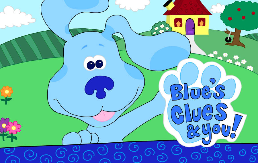 Blues Clues & You Title Art Wallpaper