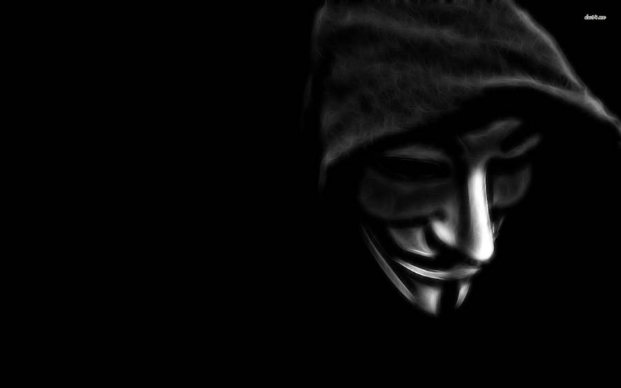 Blurred Black Anonymous Wallpaper