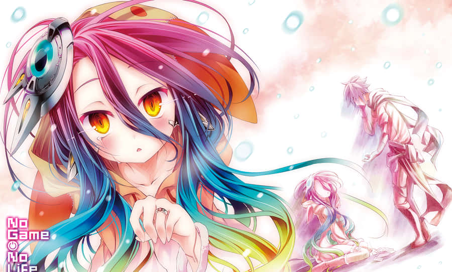 Blushing Character From No Game No Life Wallpaper