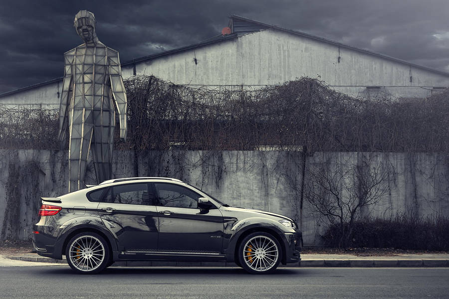 Bmw X6 M By A Sculpture Wallpaper