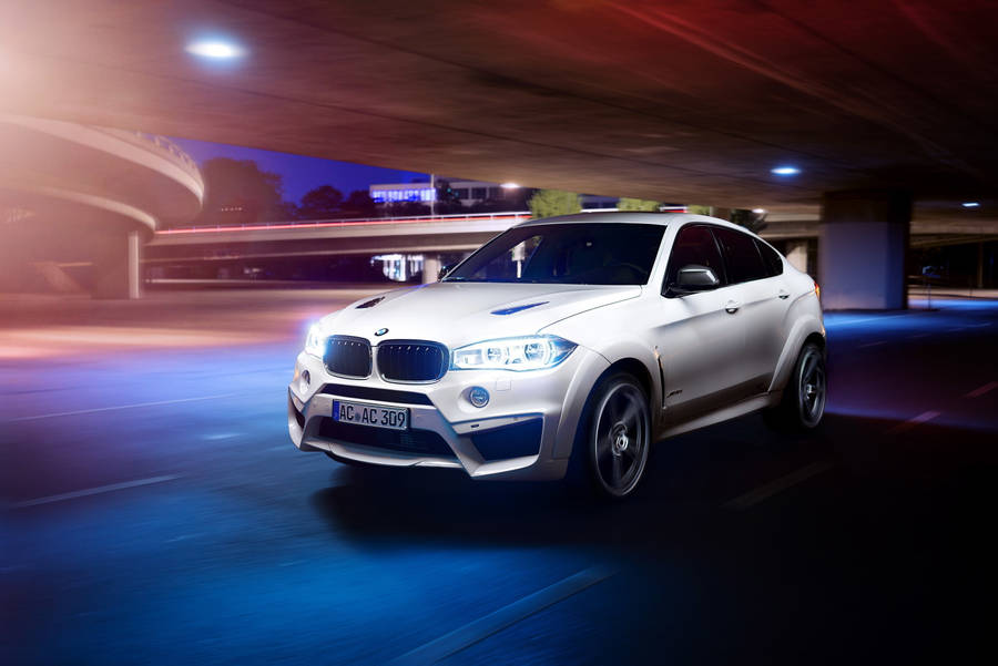 Bmw X6 M Under An Overpass Wallpaper