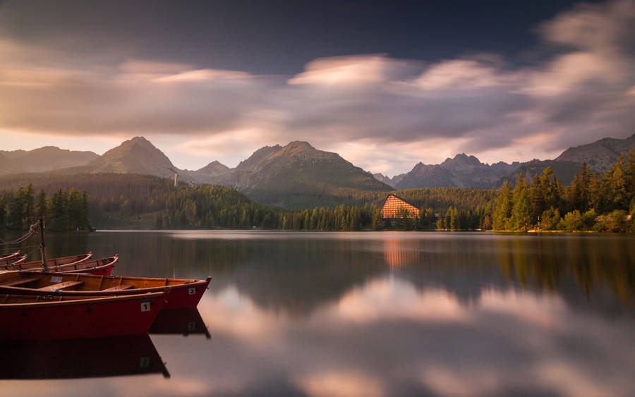 Boats In Slovakia Sea Wallpaper