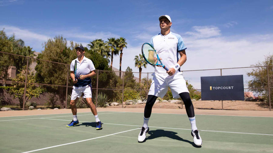 Bob Bryan Warming Up Wallpaper