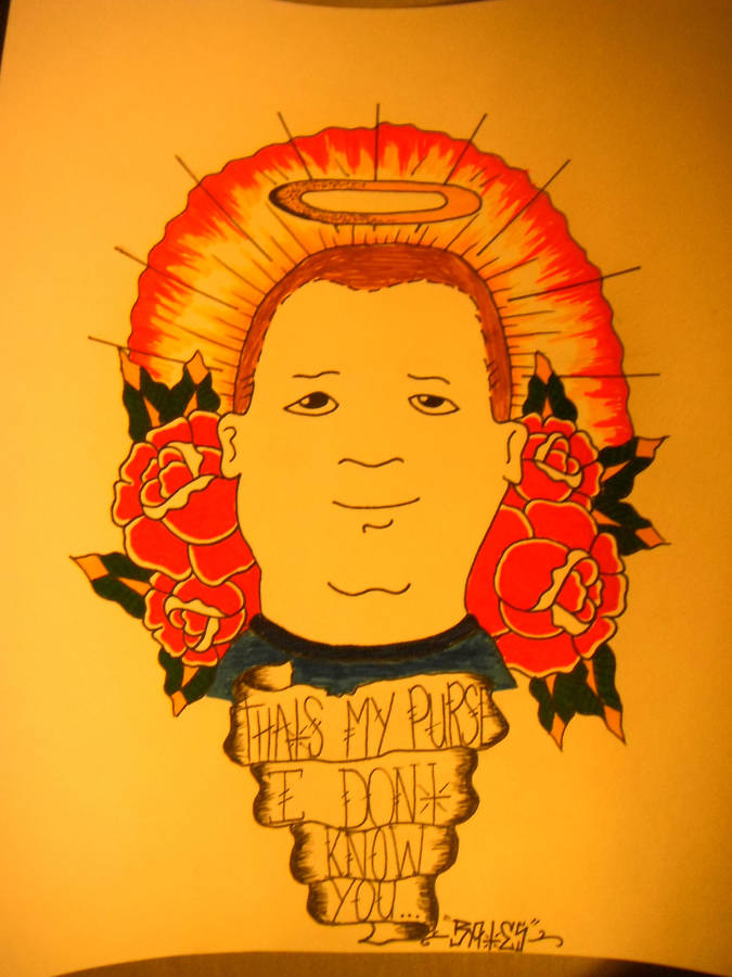 Bobby Hill Rose Art Wallpaper