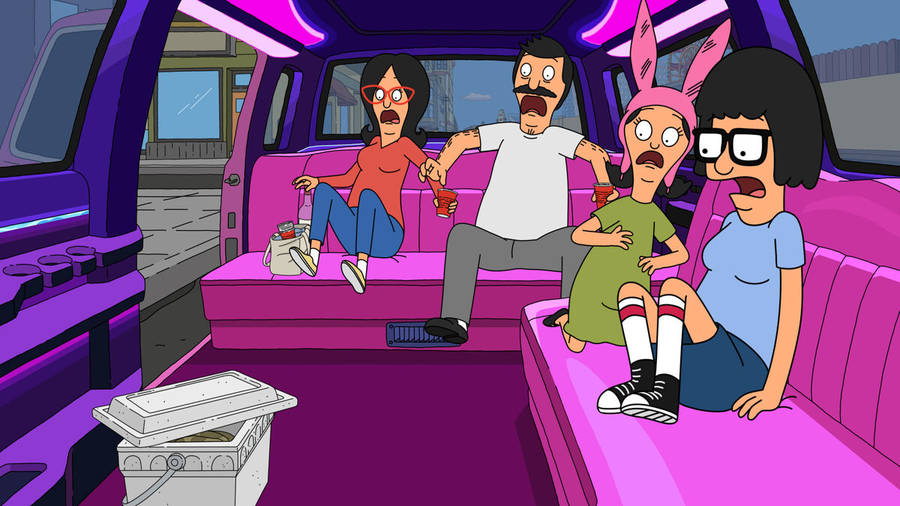 Bobs Burgers Pink Limousine Wallpaper