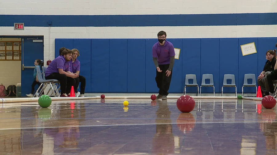 Bocce Ball Colorful Aesthetic On Court Wallpaper