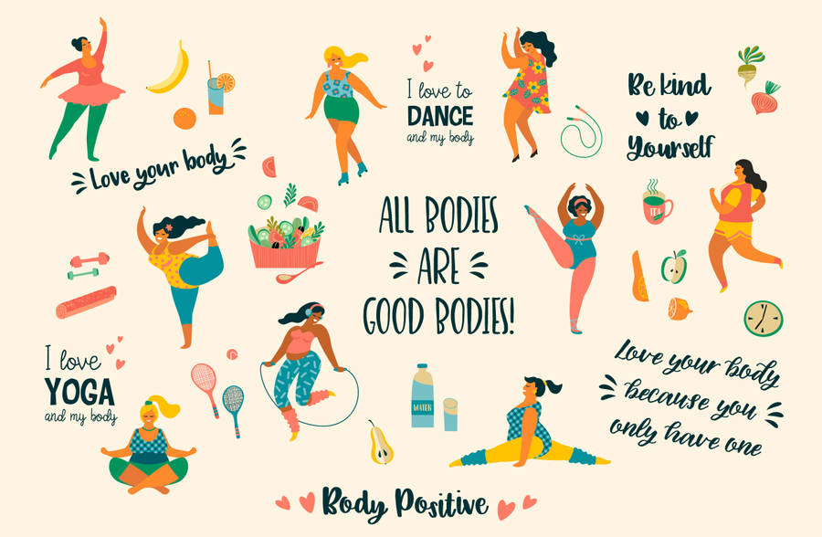 Body Positive Quotes Wallpaper