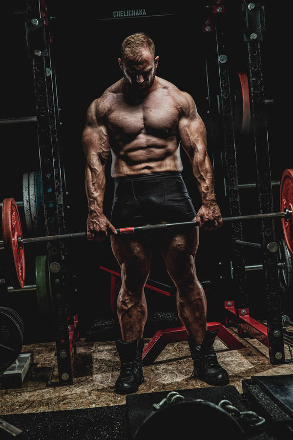 Bodybuilder At The Gym Wallpaper