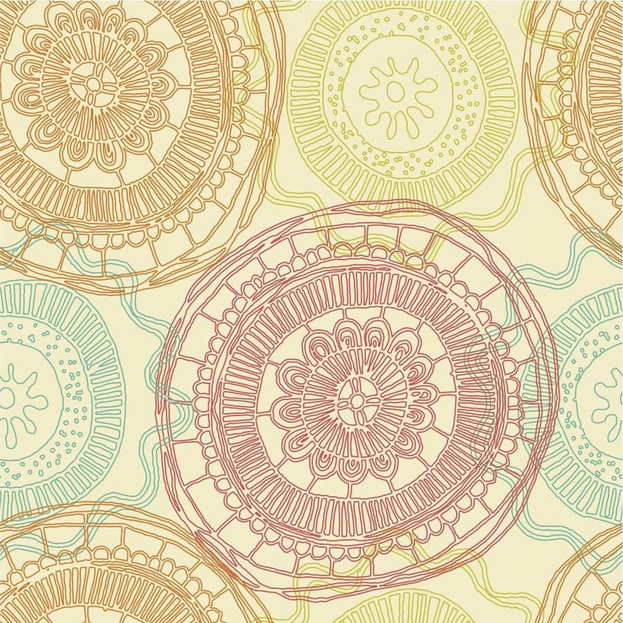 Boho Aesthetic Mandala Art Wallpaper