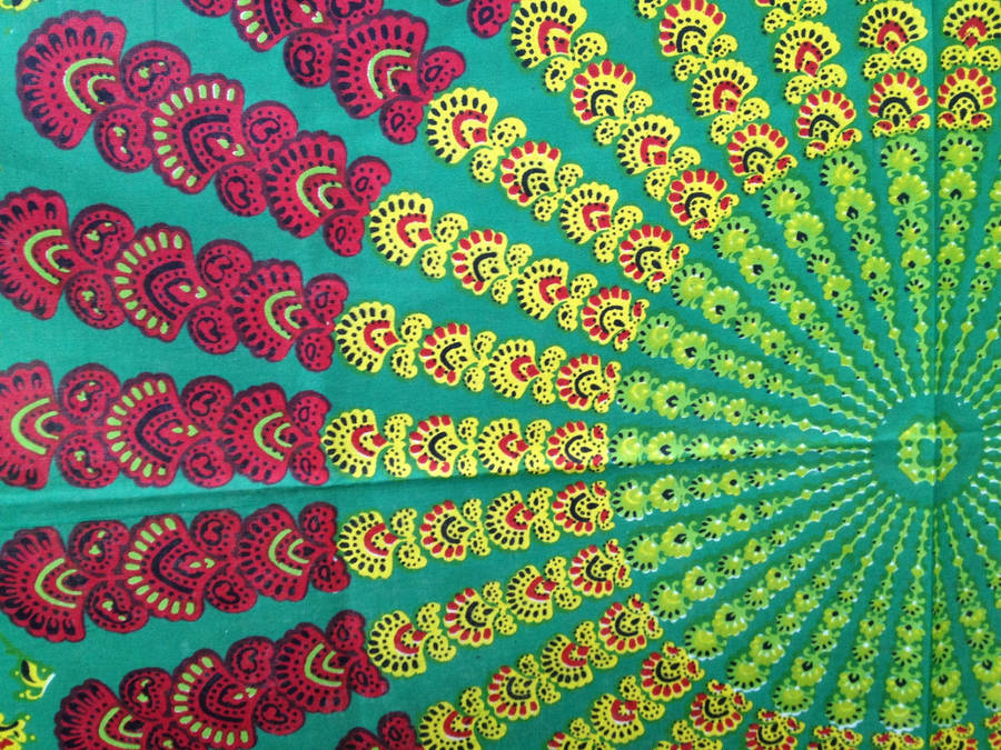 Boho Radial Pattern Wallpaper