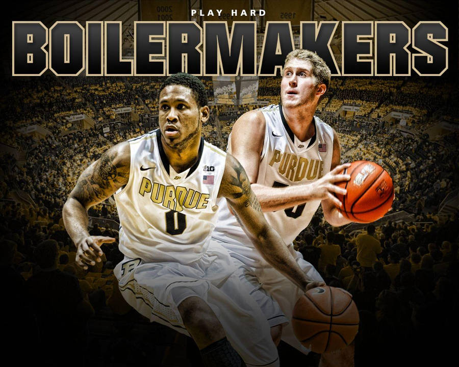 Boilermakers Basketball Poster Purdue University Wallpaper