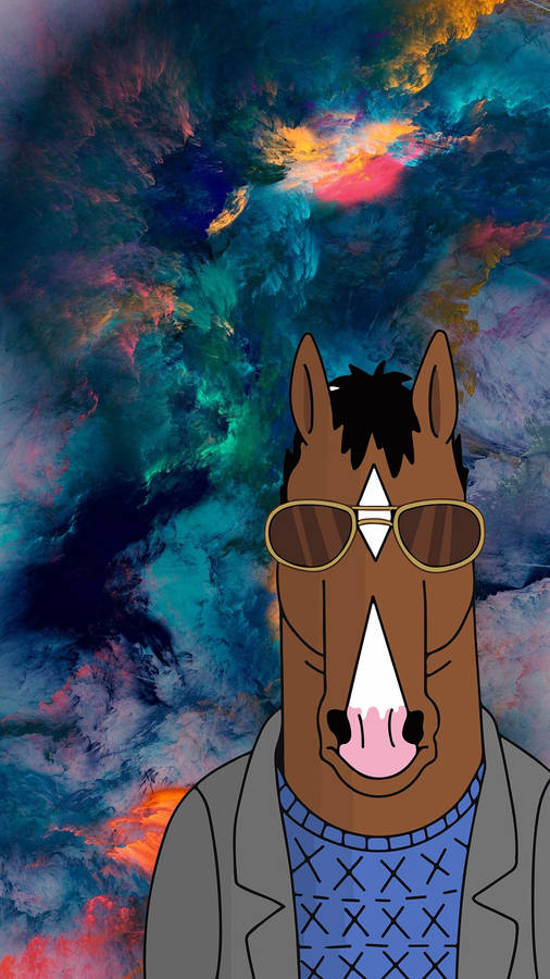 Bojack Horseman Abstract Art Wallpaper