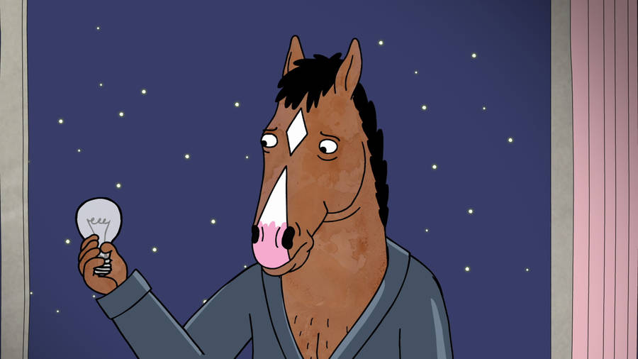 Bojack Horseman Light Bulb Scene 4k Wallpaper