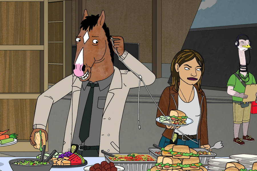 Bojack Horseman With Gina Wallpaper