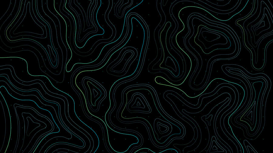 Bold Black And White Abstract Art Wallpaper