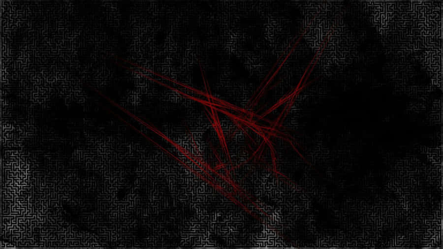 Bold Red, White And Black Abstract Art Wallpaper