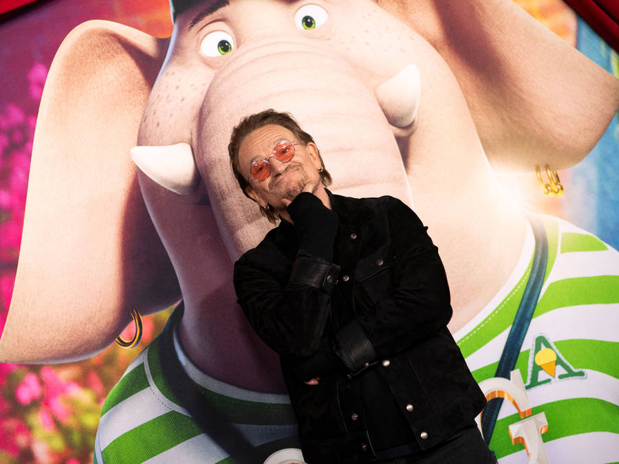 Bono Lending His Voice For The Animated Movie Sing 2 Wallpaper