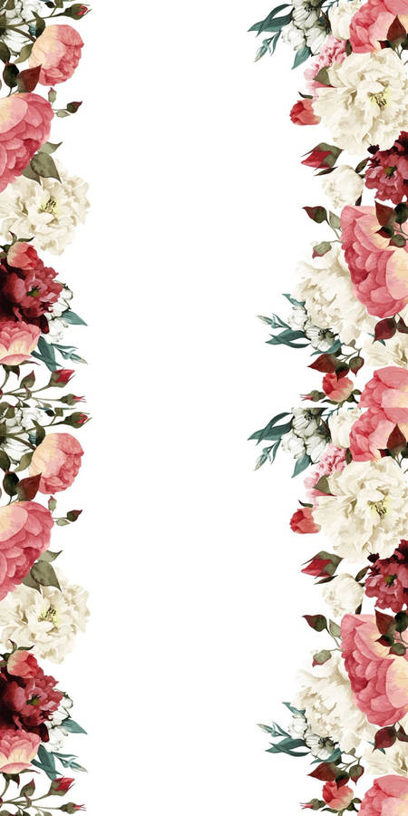 Border Floral Iphone Wallpaper
