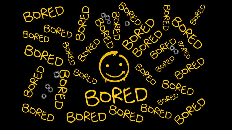 Bored Smiley Wallpaper