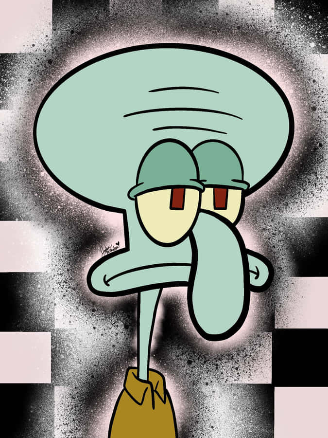 Bored Squidward Wallpaper