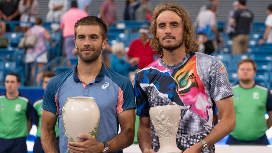 Borna Coric And Stefanos Tsitsipas Wallpaper