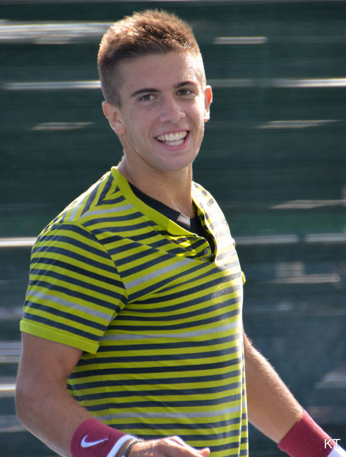 Borna Coric Bright Smile Wallpaper