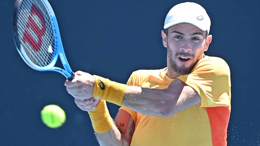 Borna Coric Eyes On The Ball Wallpaper