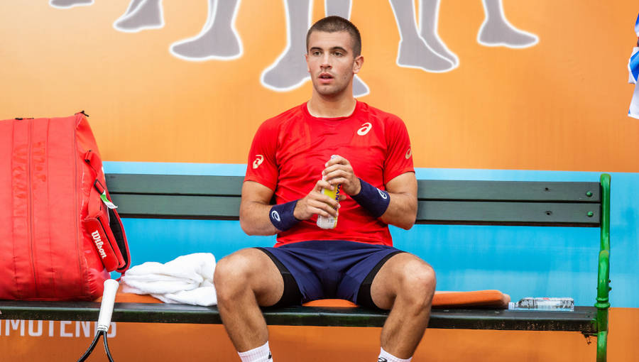 Borna Coric On Break Wallpaper