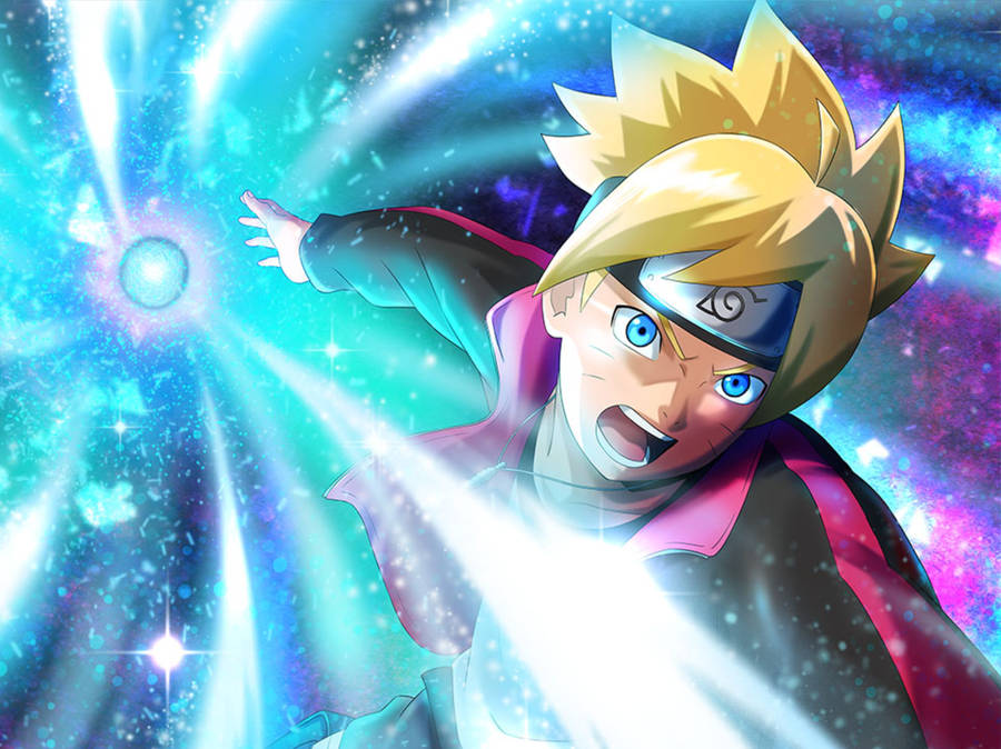 Boruto Charging Rasengan Attack Wallpaper