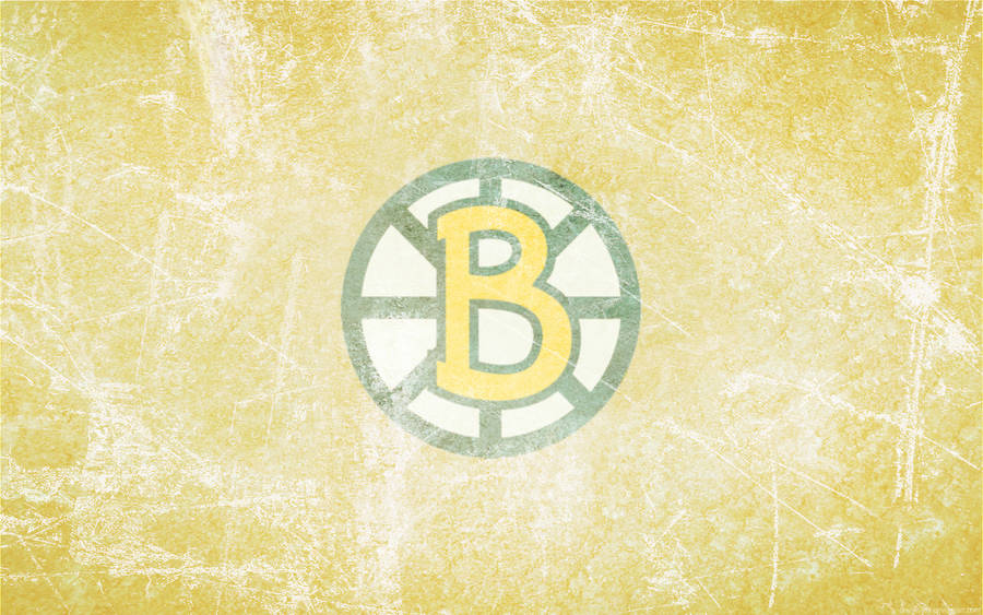 Boston Bruins Light Yellow Wallpaper